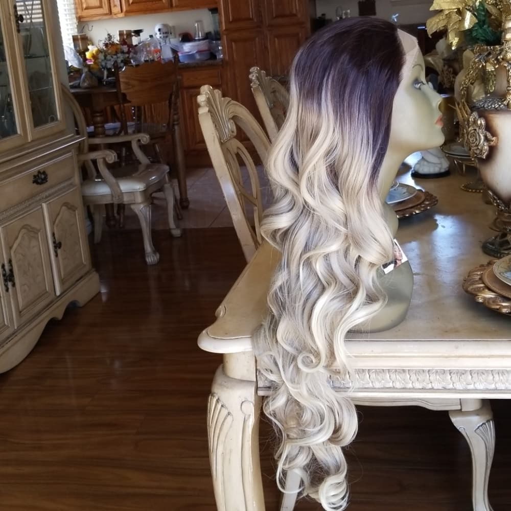 Ombre Blonde Beauty Lace Front Wig - Thumbnail 2