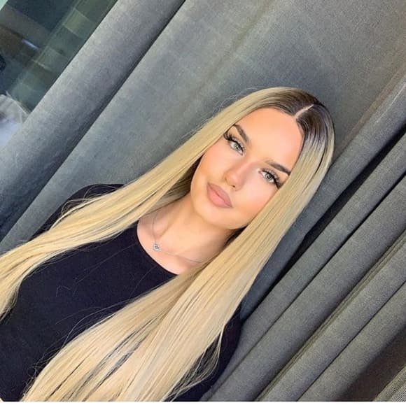 Ombre Blonde Beauty Lace Front Wig - Thumbnail 2