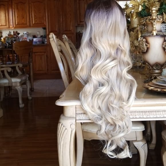 Ombre Blonde Beauty Lace Front Wig - Thumbnail 8