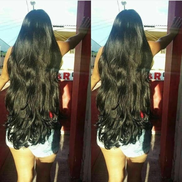 Dark Brown Wavy Beauty Lace Front Wig - Thumbnail 2