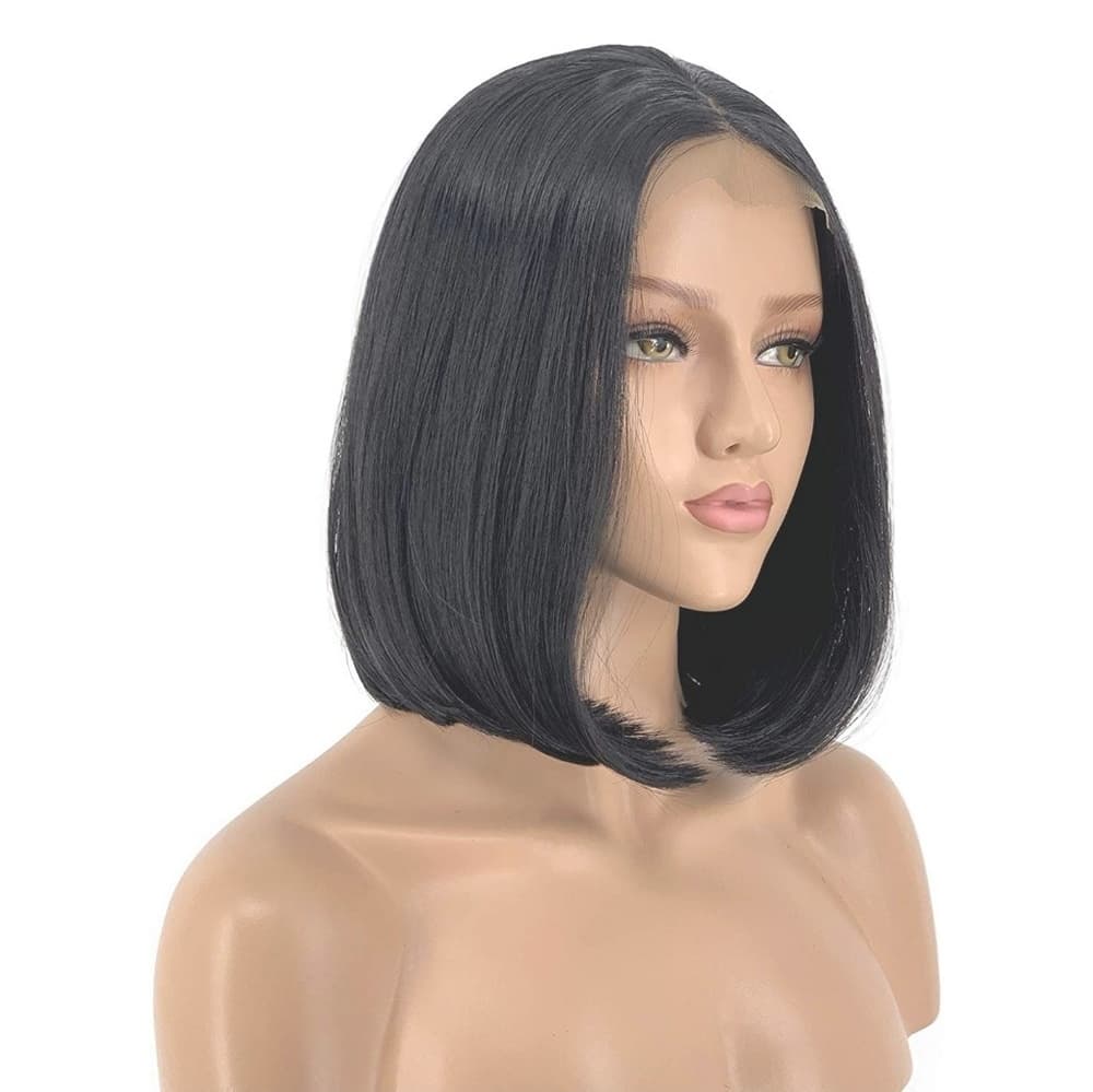 Black Bob Beauty Lace Front Wig - Thumbnail 6