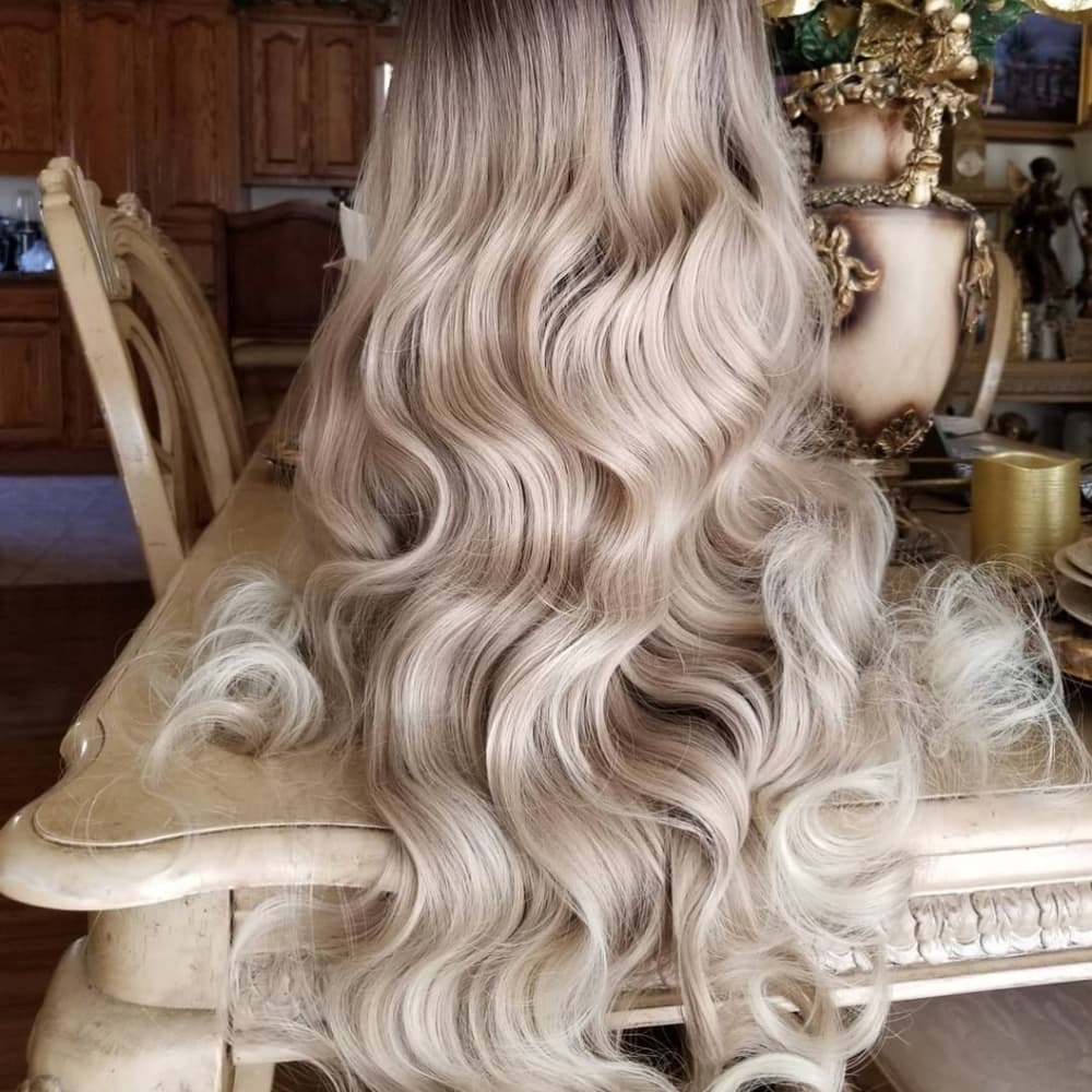 Ombre Blonde Lace Front Wig