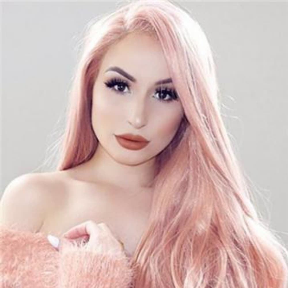 Pink Beauty Lace Front Wig - Thumbnail 4