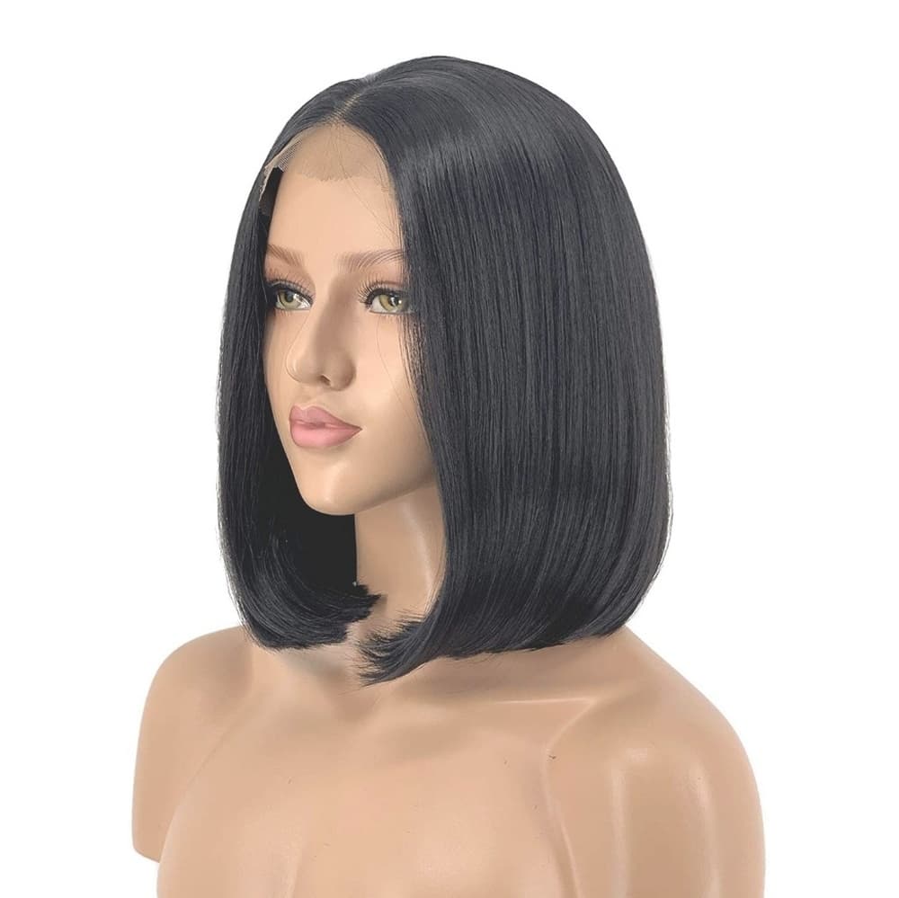 Black Bob Beauty Lace Front Wig - Thumbnail 5