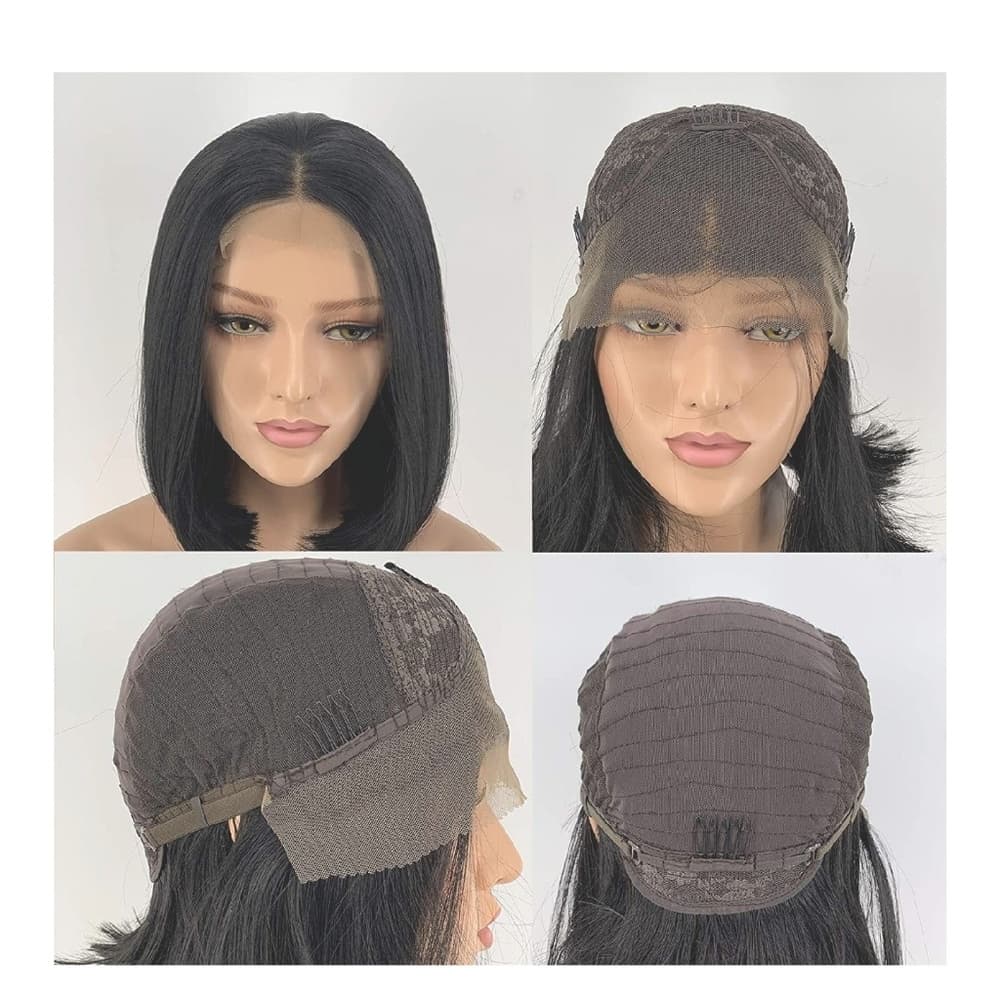 Black Bob Beauty Lace Front Wig - Thumbnail 7