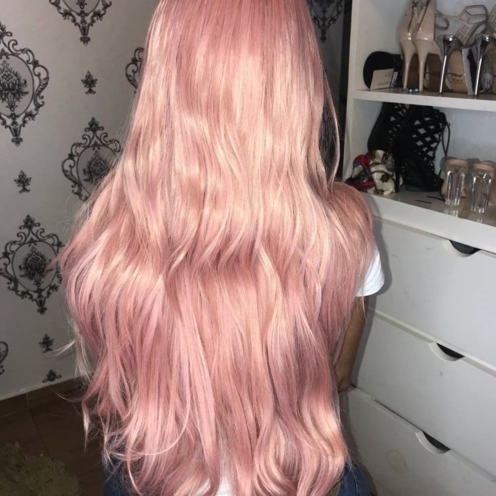 Pink Beauty Lace Front Wig - Thumbnail 3