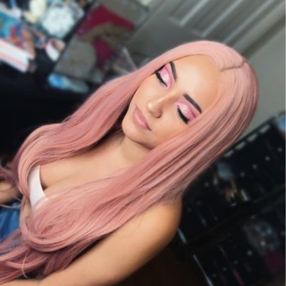 Pink Beauty Lace Front Wig - Thumbnail 6
