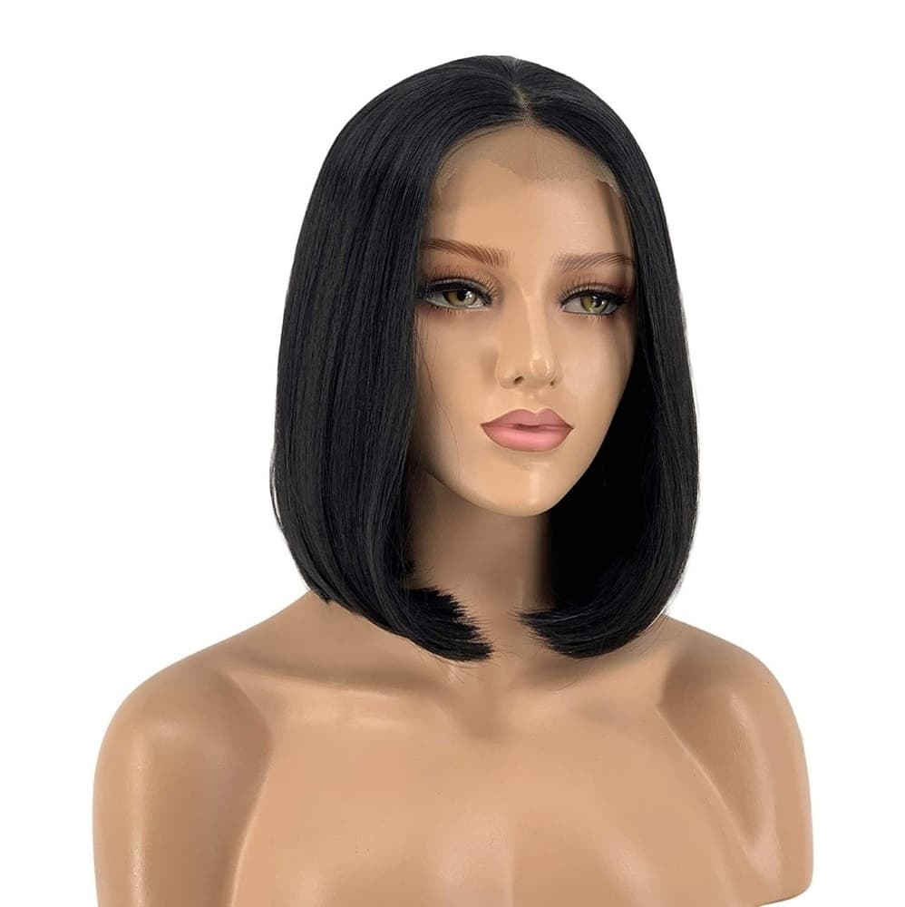 Black Bob Beauty Lace Front Wig - Thumbnail 4