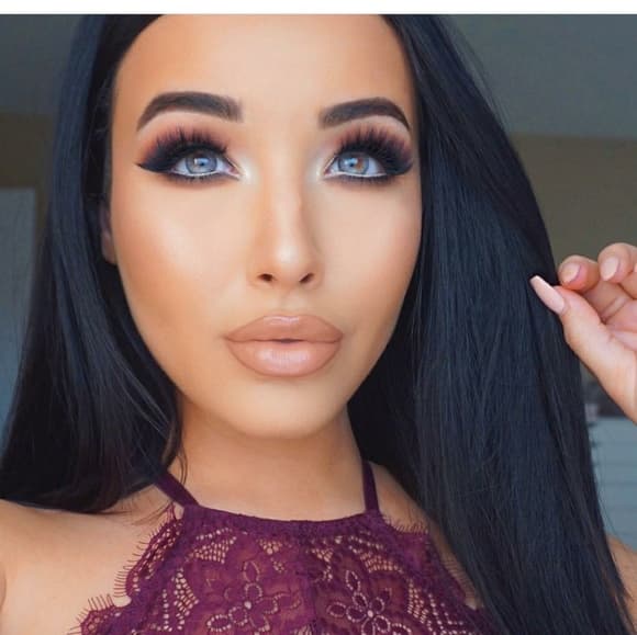 Black Straight Beauty LaceFront Wig Wig 22-26inche - Thumbnail 3