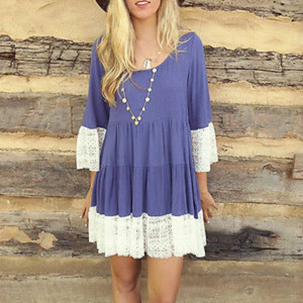 Casual Summer Beauty Dress - Thumbnail 2