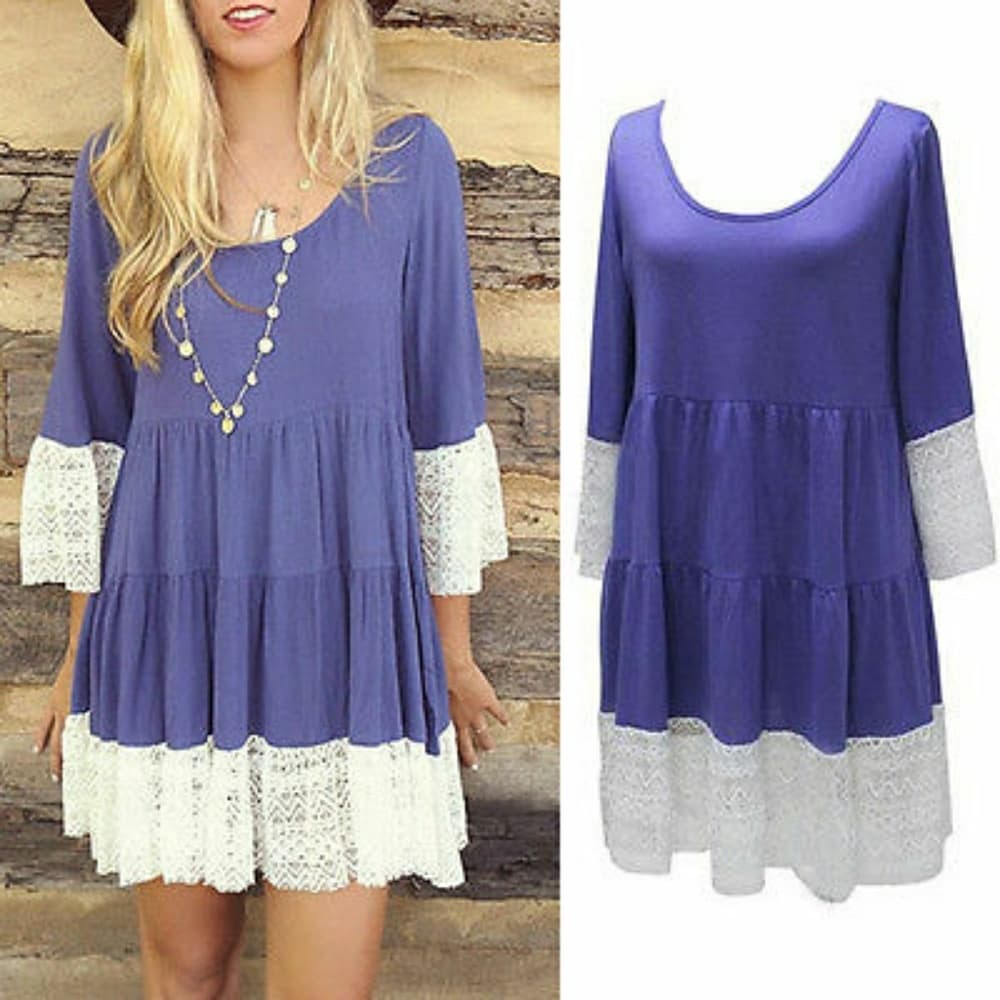 Casual Summer Beauty Dress - Thumbnail 4