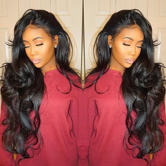 Layered Bodywave Lace Front Wig - Thumbnail 5