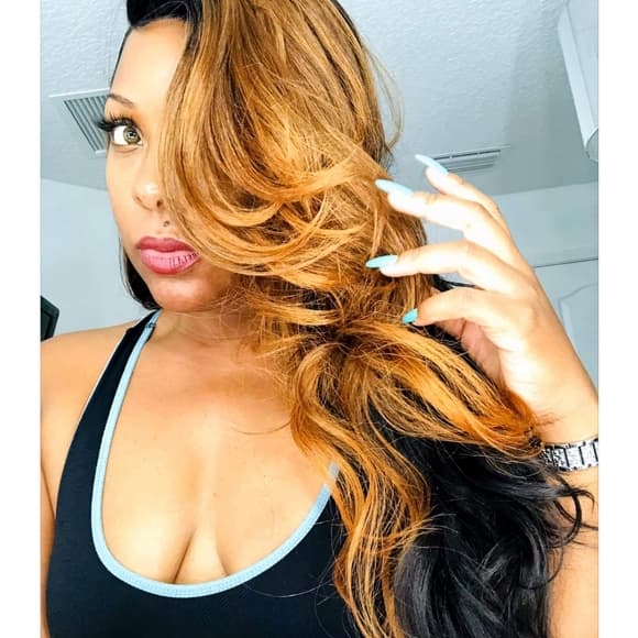 Virgin Human Hair Lace Front Wig - Thumbnail 2