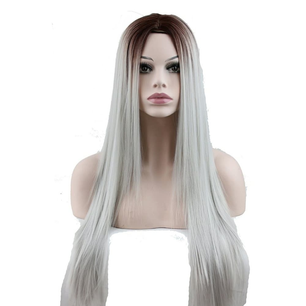 Ombre Gray Beauty Wig