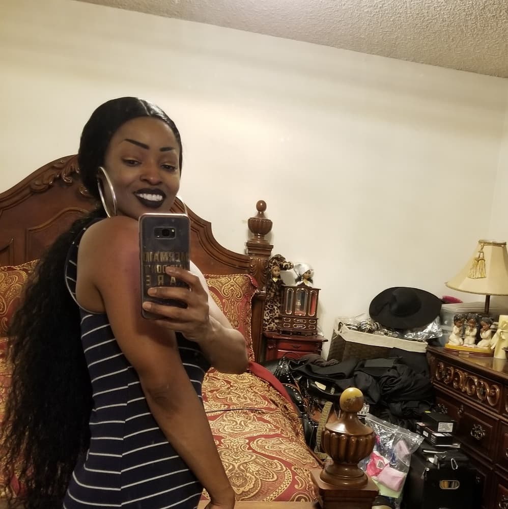 Curly Wave Lace Front Wig 40 inches - Thumbnail 3