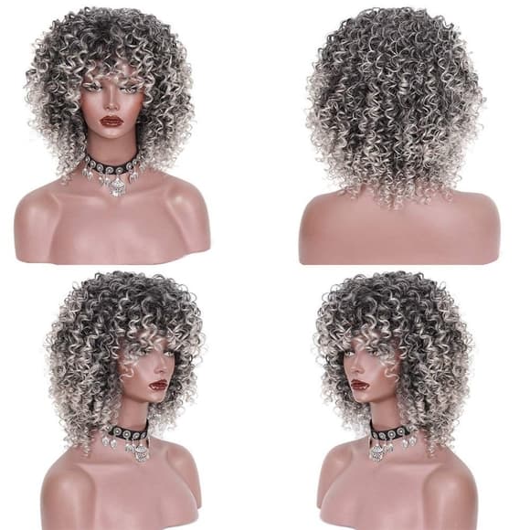 Gray Beauty Lace Front Wig - Thumbnail 2