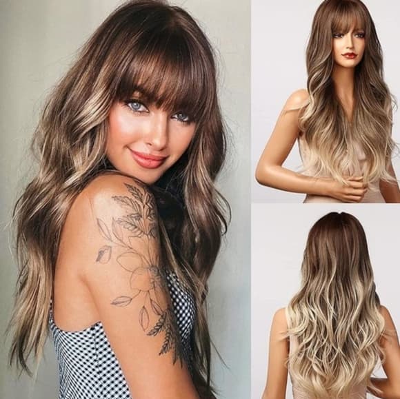 Ombre Beauty Full Wig - Thumbnail 2