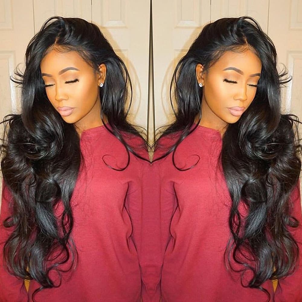 Layered Bodywave Lace Front Wig - Thumbnail 4