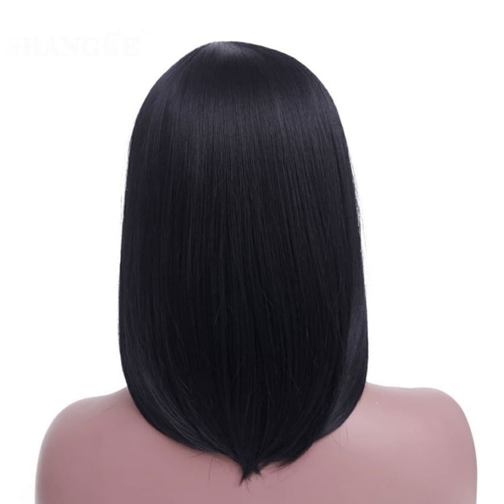 Black Bob Beauty Wig - Thumbnail 4