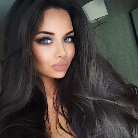 Dark Brown Beauty Lacefront Wig 22-24inches - Thumbnail 2