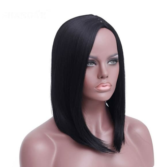 Black Bob Beauty Wig - Thumbnail 8