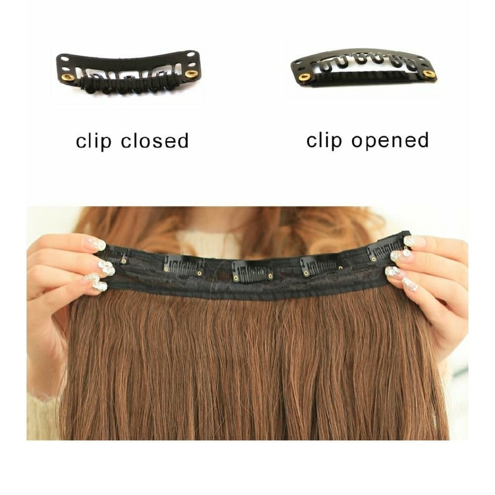 One Piece Clip In Extension-Pick your Color!! - Thumbnail 4