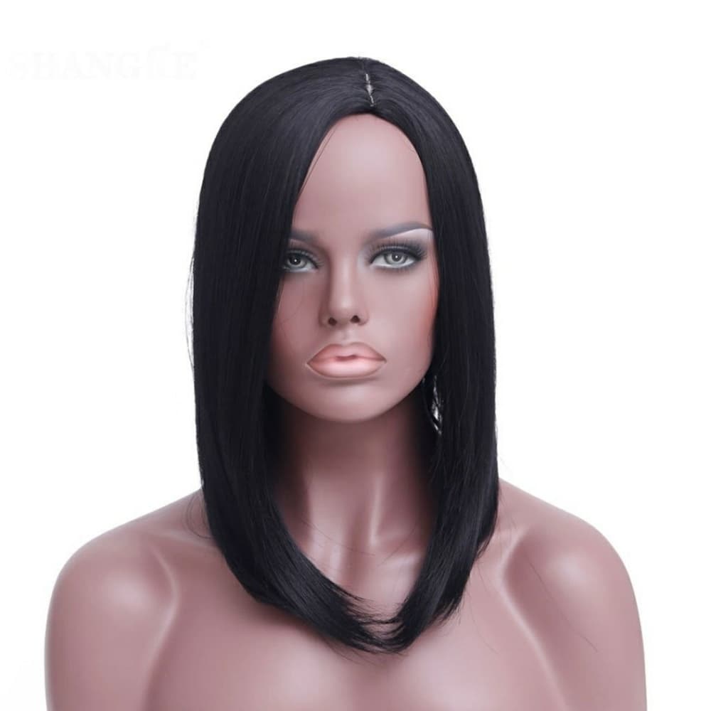 Black Bob Beauty Wig - Thumbnail 5