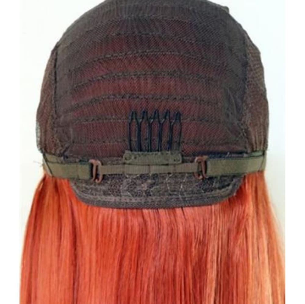 Auburn Red Straight Beauty Lace Front Wig - Thumbnail 4