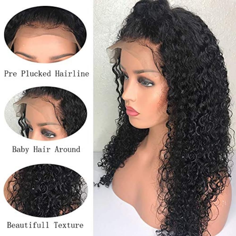 Brazilian Remy Lace Front Wig 14 inches, 150% Dens - Thumbnail 2