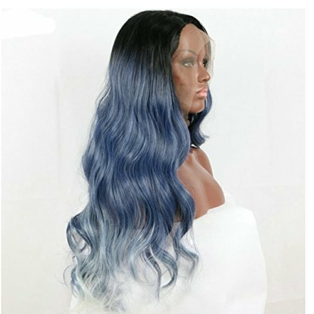 Ombre Black Bluish Gray 22-26 inches!! - Thumbnail 3