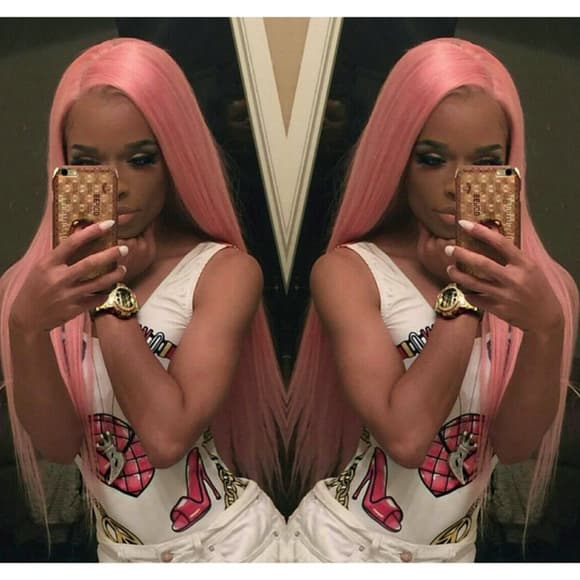 Pink Beauty Lace Front Wig - Thumbnail 2
