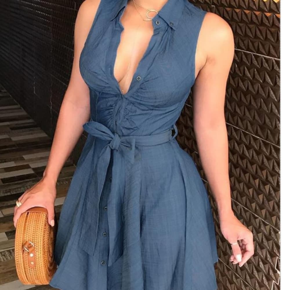 Blue Denim Beauty Dress