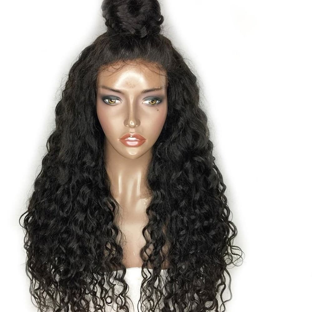 Black Curly Beauty Lace Front Wig - Thumbnail 2