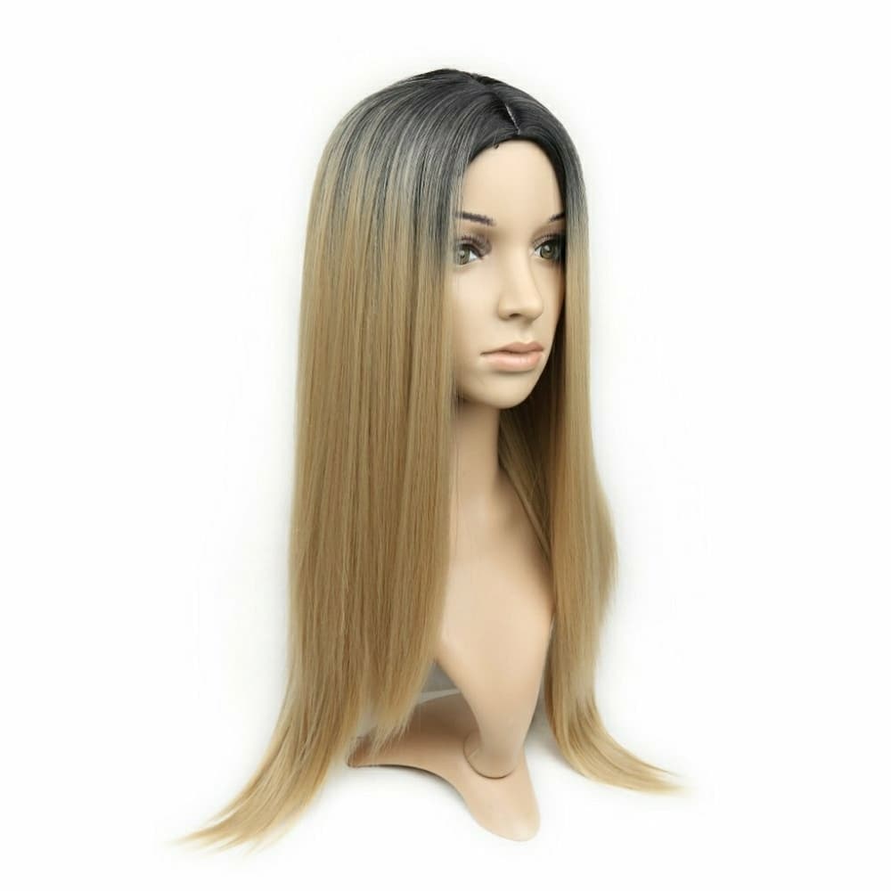 Brown Blonde Full Wig - Thumbnail 2