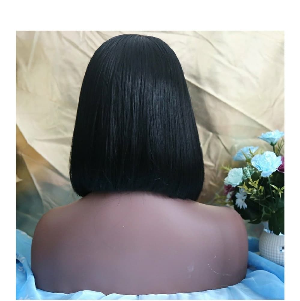 Black Bob Beauty LaceFront Wig 12 inches!! - Thumbnail 6