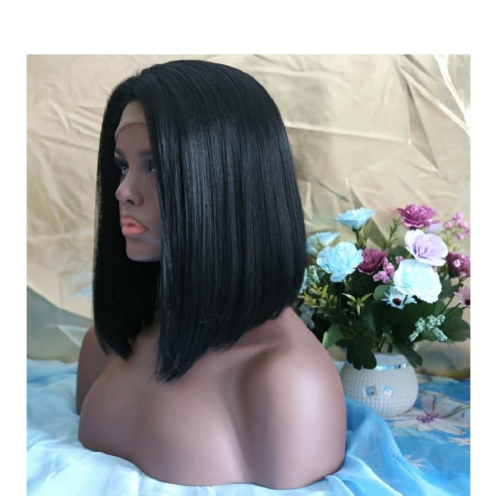 Black Bob Beauty LaceFront Wig 12 inches!!