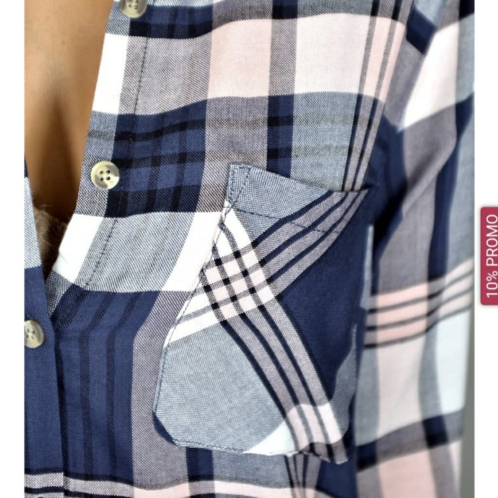 Plaid Beauty Flannel Shirt - Thumbnail 3
