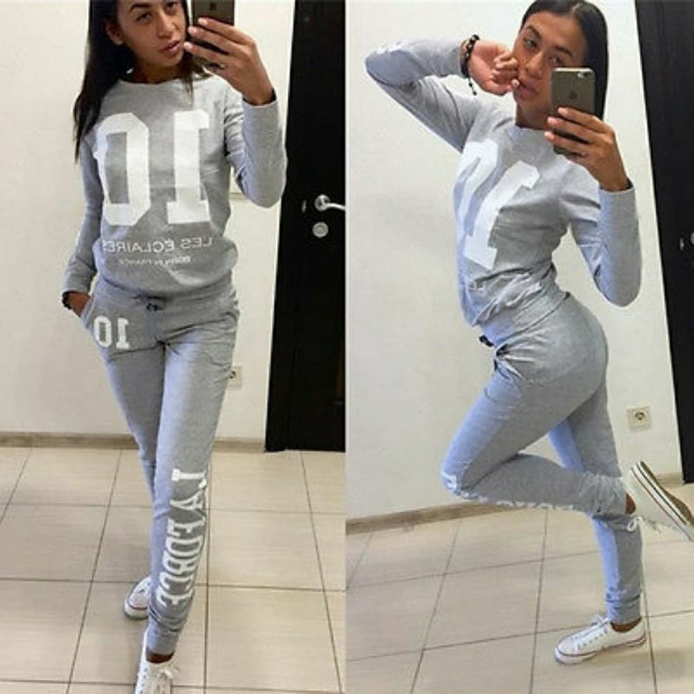 Cute Women Tracksuit Set - Thumbnail 5