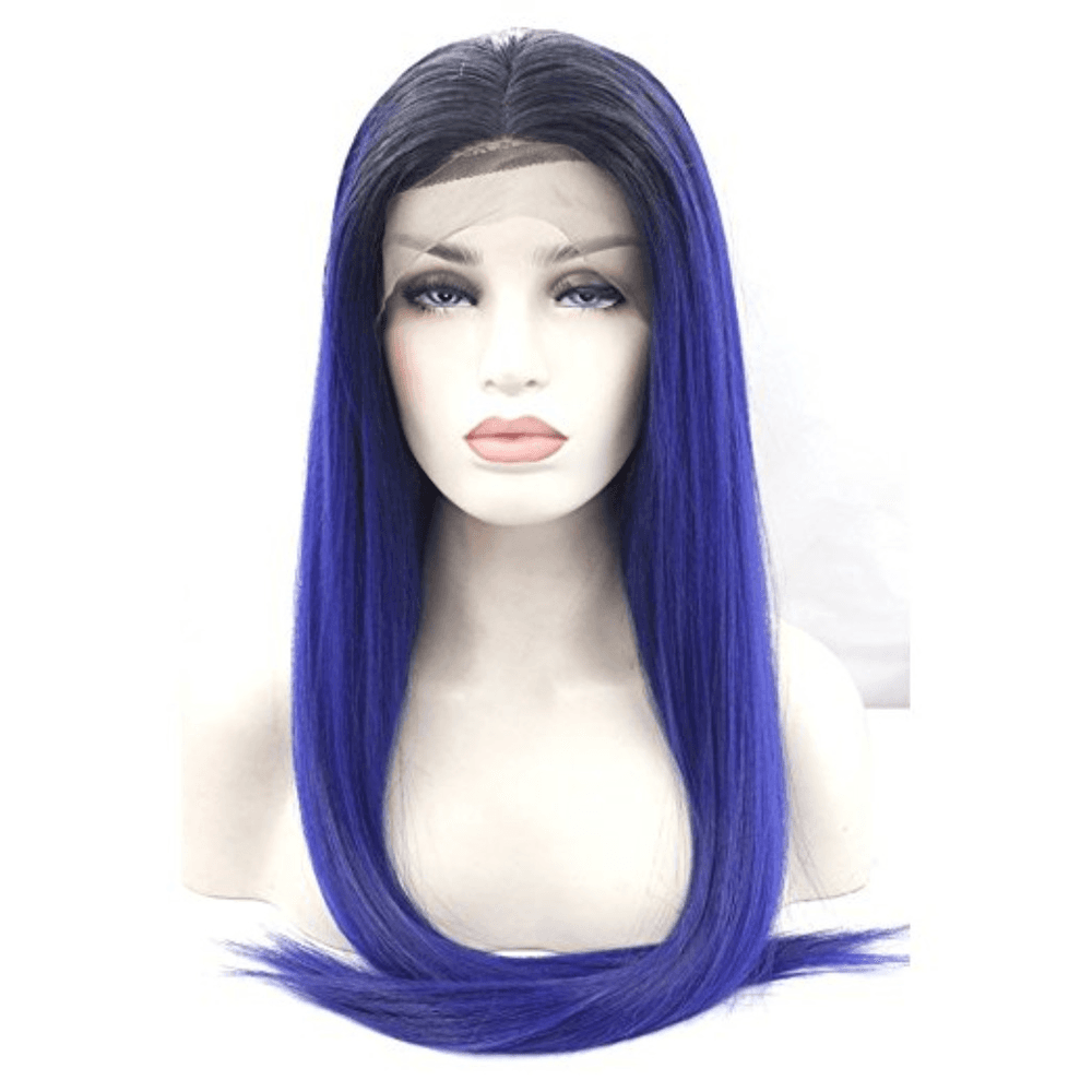 Ombre Blue Remy Lace Front Wig 24-26 inches!! - Thumbnail 2
