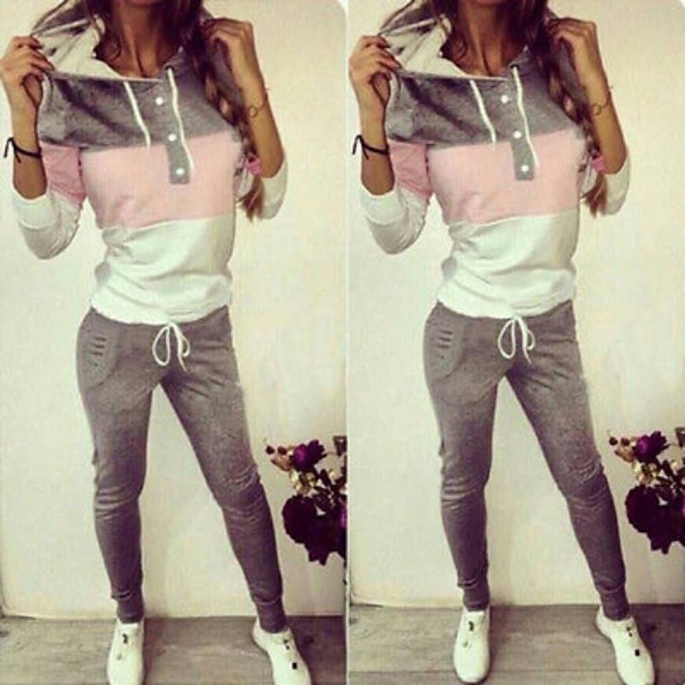 Cute Women Tracksuit Set - Thumbnail 6