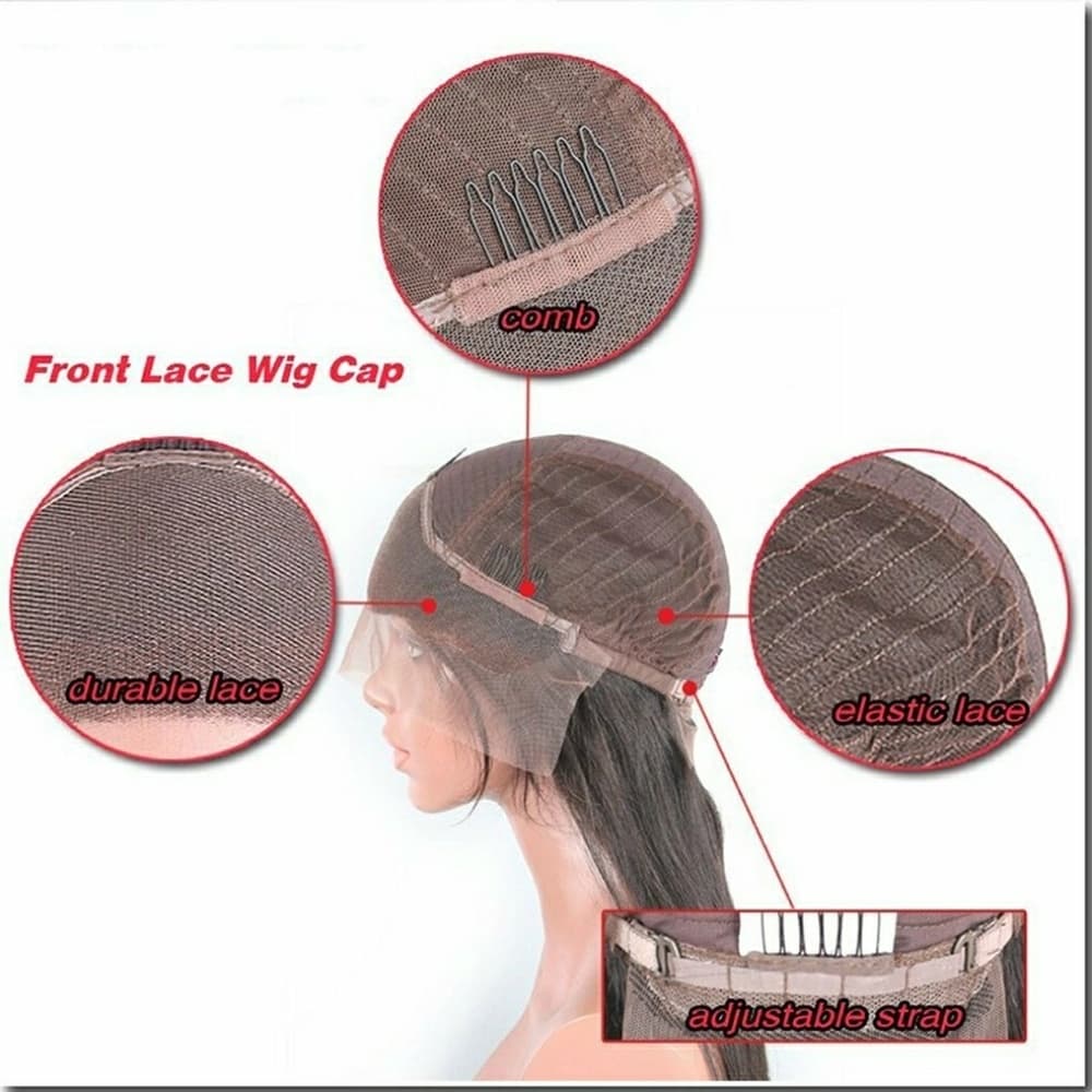 Black Straight Beauty LaceFront Wig 22-26 inches!! - Thumbnail 3