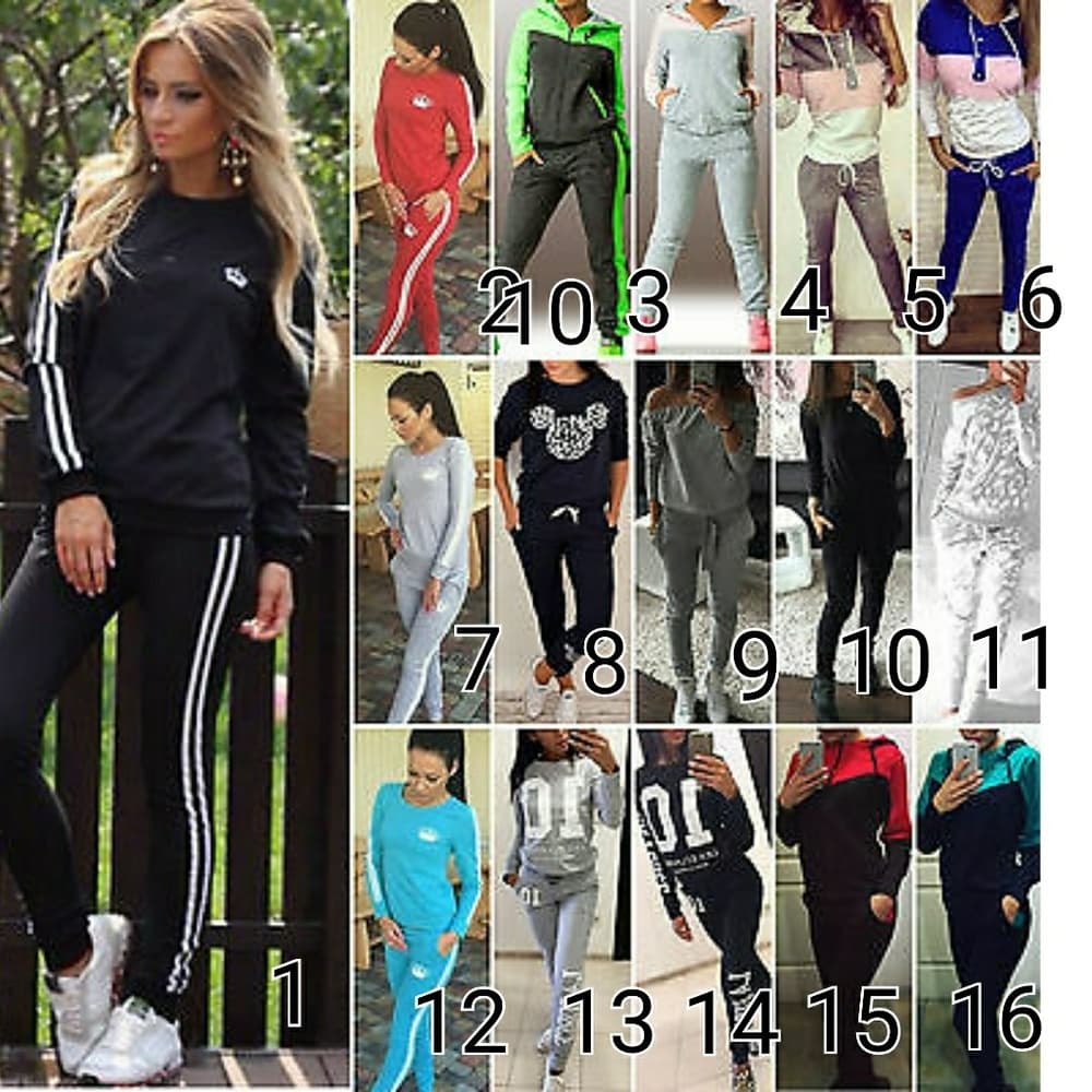 Cute Women Tracksuit Set - Thumbnail 8