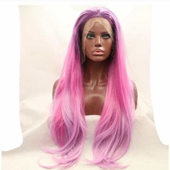 Pink Beauty LaceFront Wig 24-28 inches!! - Thumbnail 4