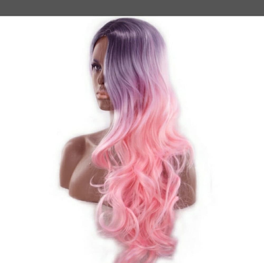 Purple Pink Beauty Wig