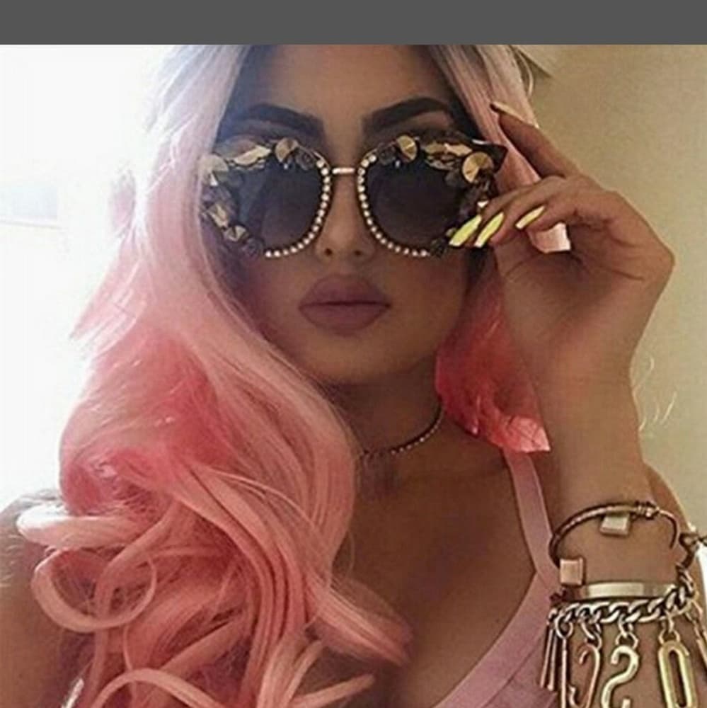 Purple Pink Beauty Wig - Thumbnail 6