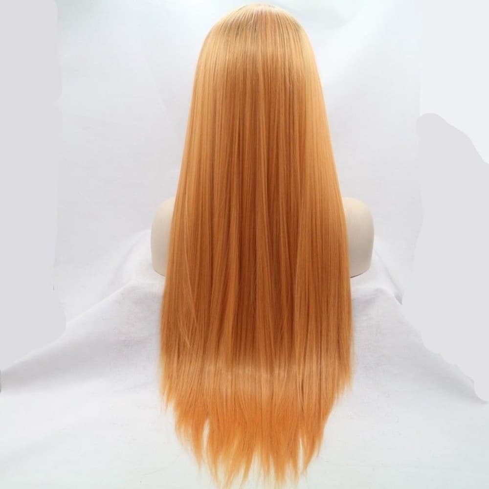 Ombre Orange Lace Front Wig 22-26 inches! - Thumbnail 2
