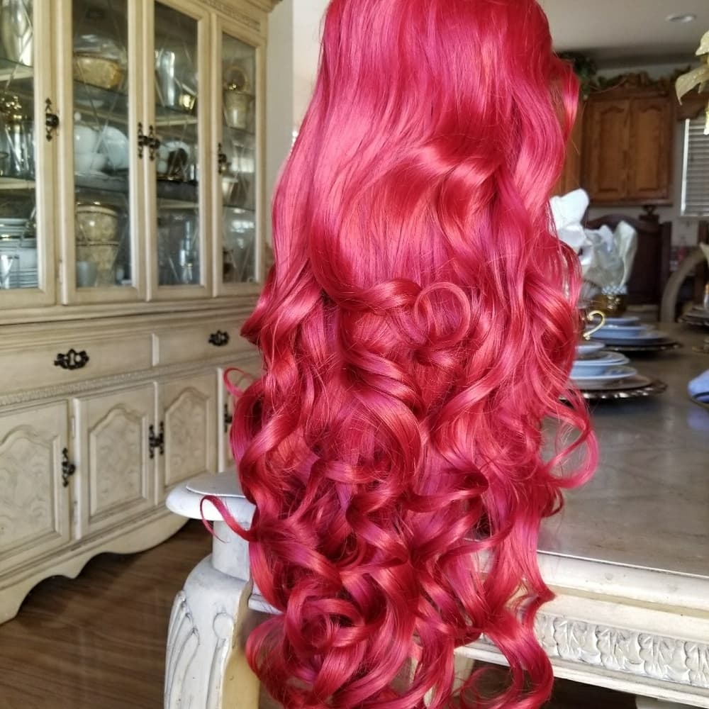Red Beauty Lace Front Wig 26-28 inches - Thumbnail 4