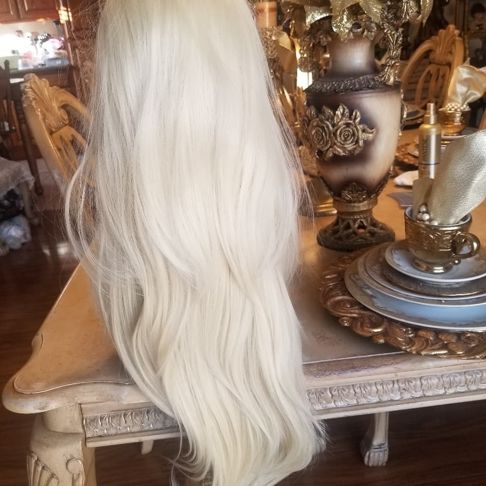 Blonde Beauty Lace Front Wig #613 - Thumbnail 10