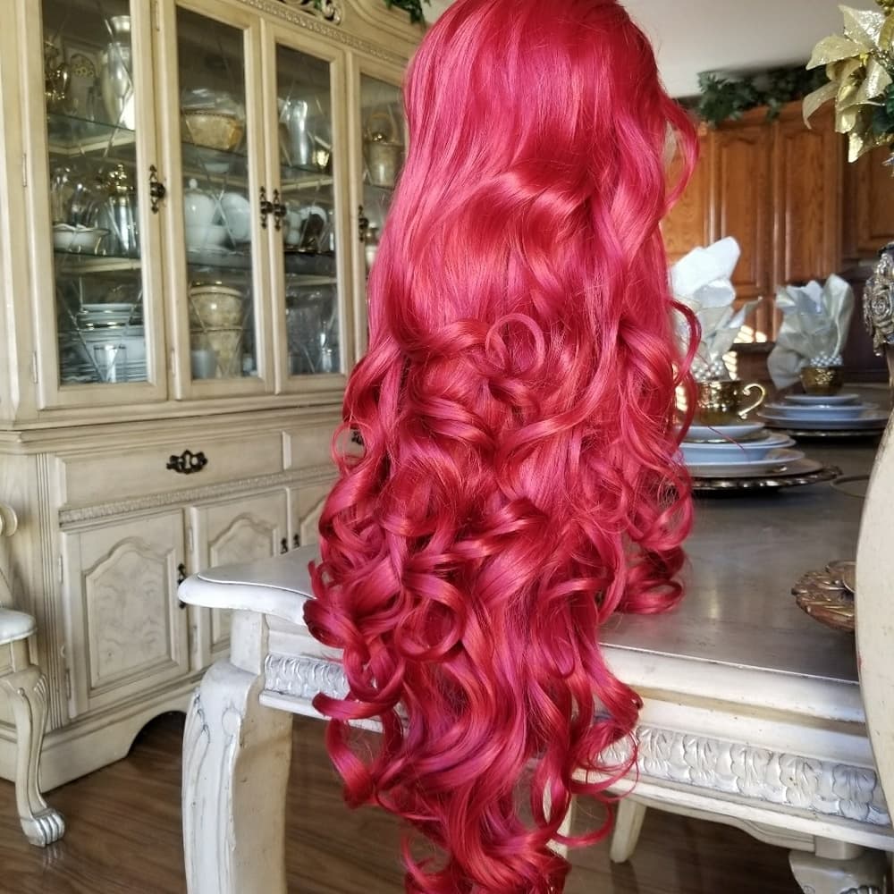 Red Beauty Lace Front Wig 26-28 inches - Thumbnail 7