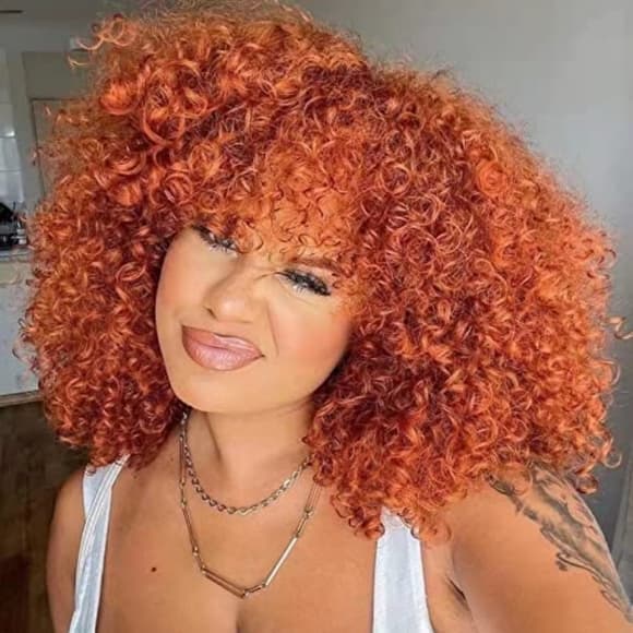 Copper Red Beauty Full Wig - Thumbnail 6